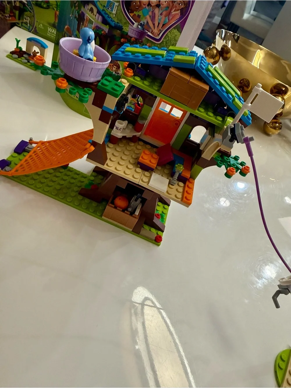 LEGO Friends Purple & Green Tree House Playset - Kids Toys